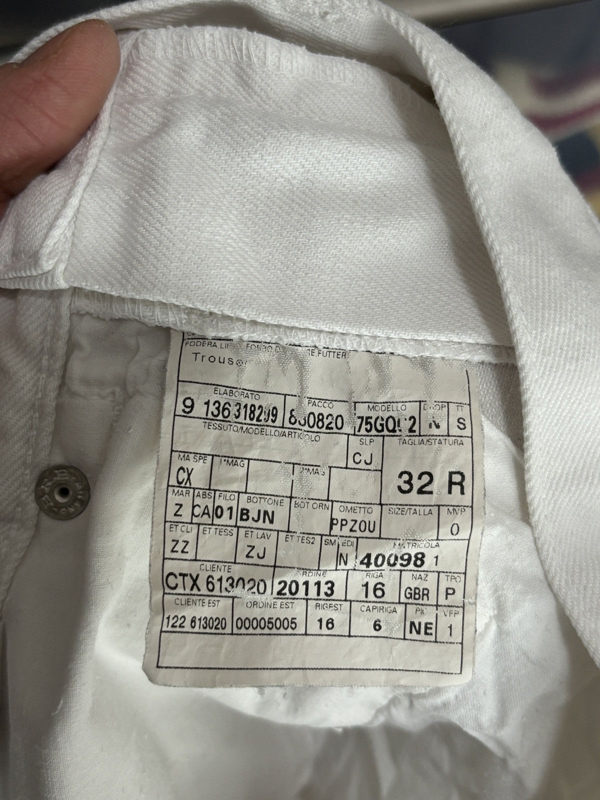 Z Zegna Z Zegna Vintage White Straight Pants Size US 32 / EU 48 - 12 Thumbnail