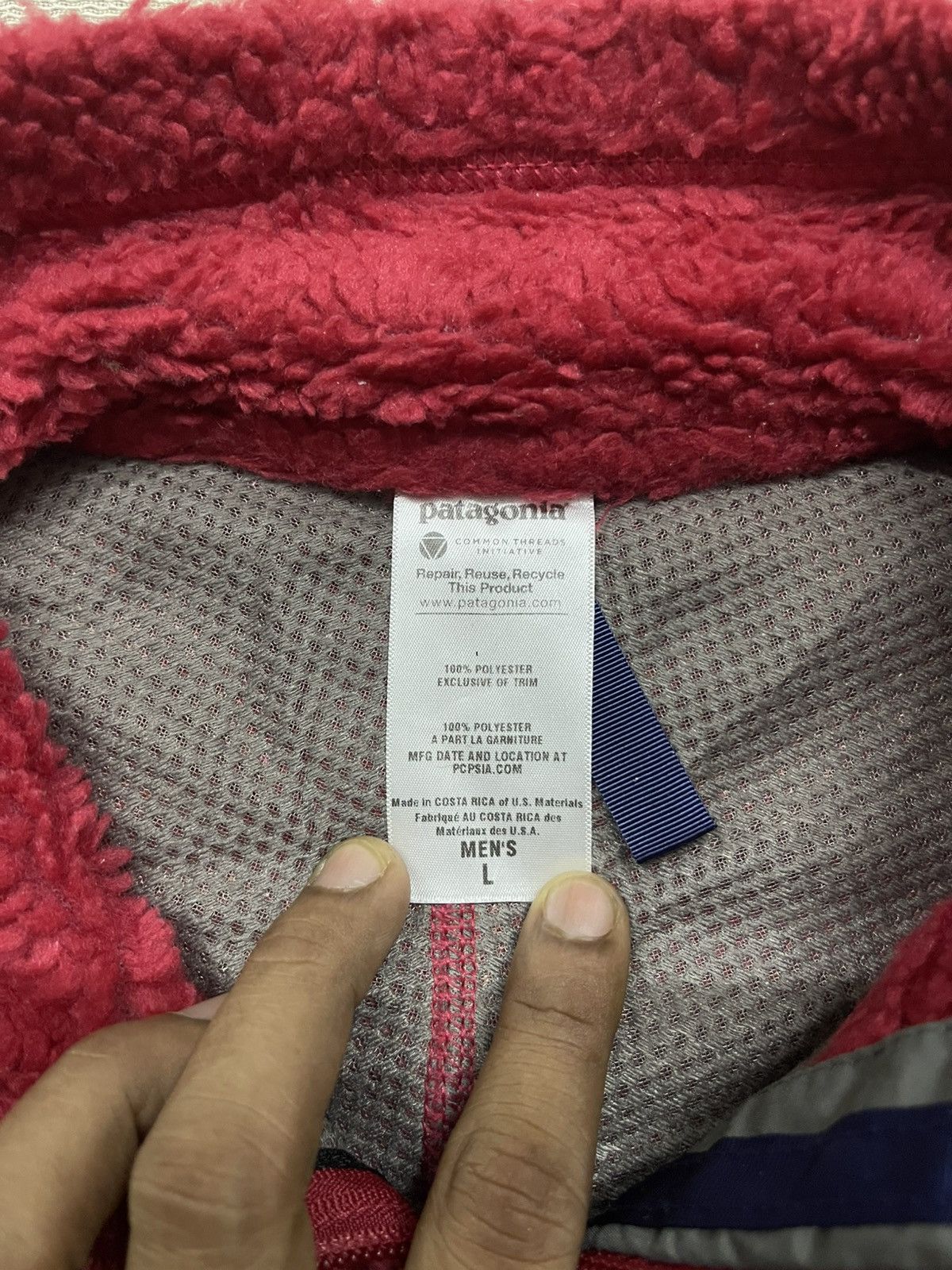Patagonia 90s PATAGONIA FLEECE JACKET Size US L / EU 52-54 / 3 - 8 Thumbnail