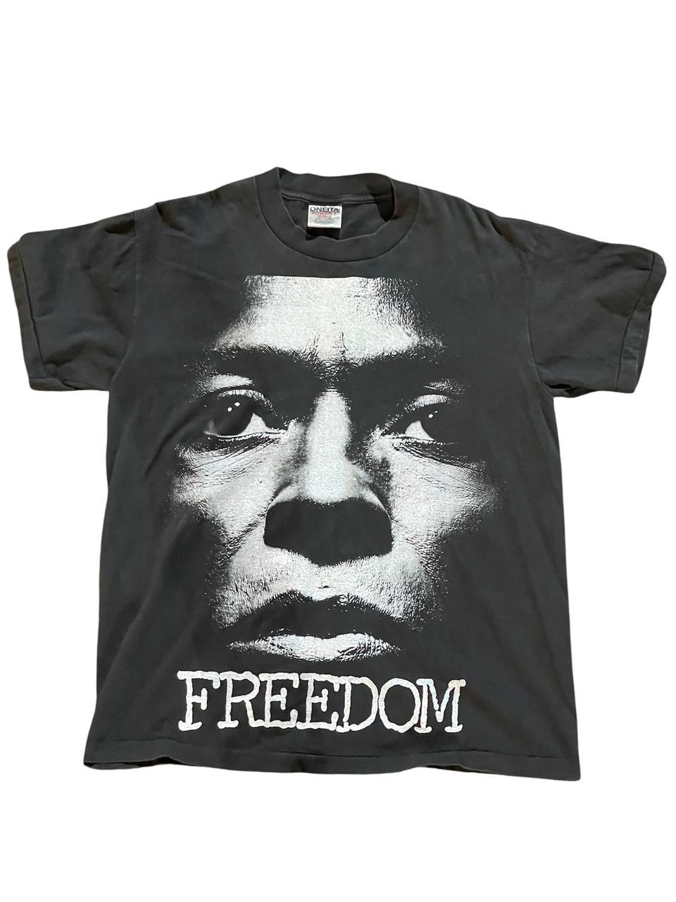 Vintage Vintage OG 90s Anarchic Adjustment Miles Davis Freedom Shirt Size US L / EU 52-54 / 3 - 1 Thumbnail