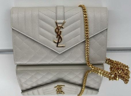 Saint Laurent Paris o1b1hav110425 Size: OS / Cassandre Chain Leather Wallet Size ONE SIZE - 2 Thumbnail