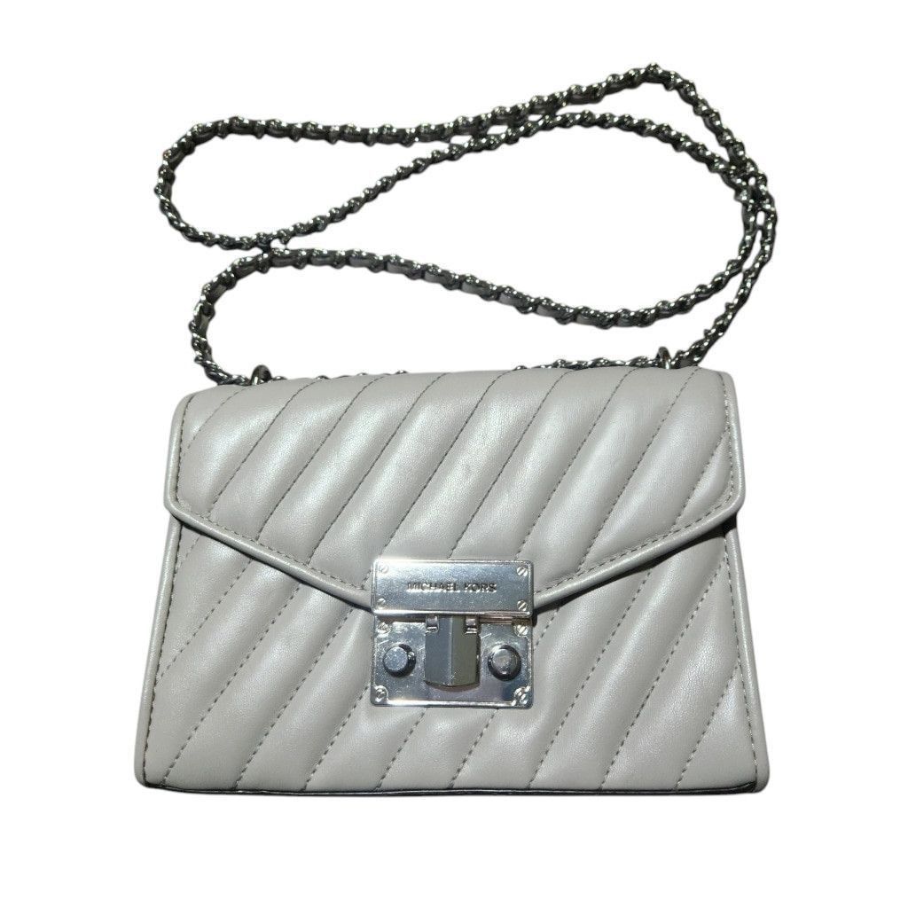 Michael Kors Michael Kors Quilted Crossbody Bag Grey Size ONE SIZE - 1 Thumbnail