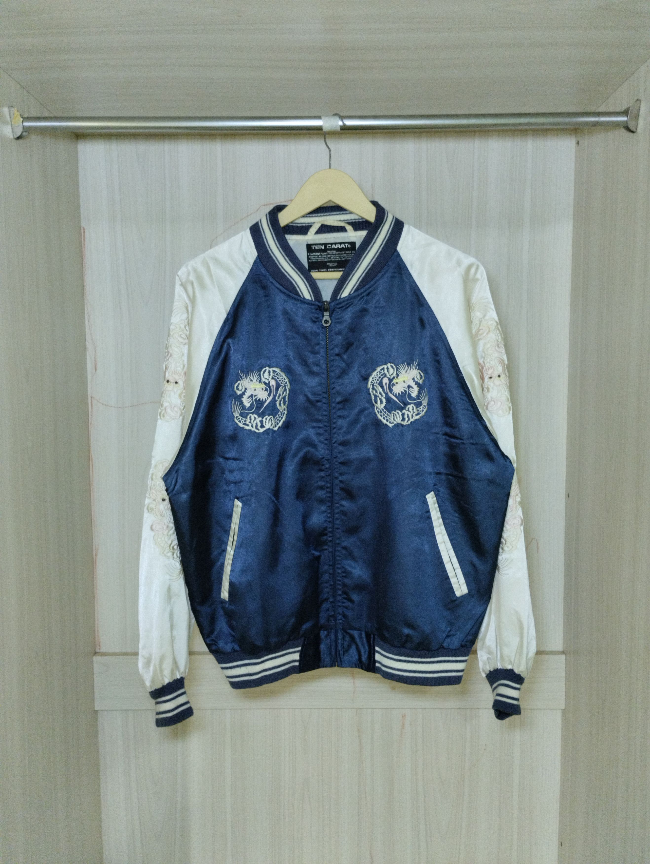 Japanese Brand Sukajan US Paratroopers Yokosuka japan 11 TH Airborne Size US L / EU 52-54 / 3 - 1 Thumbnail