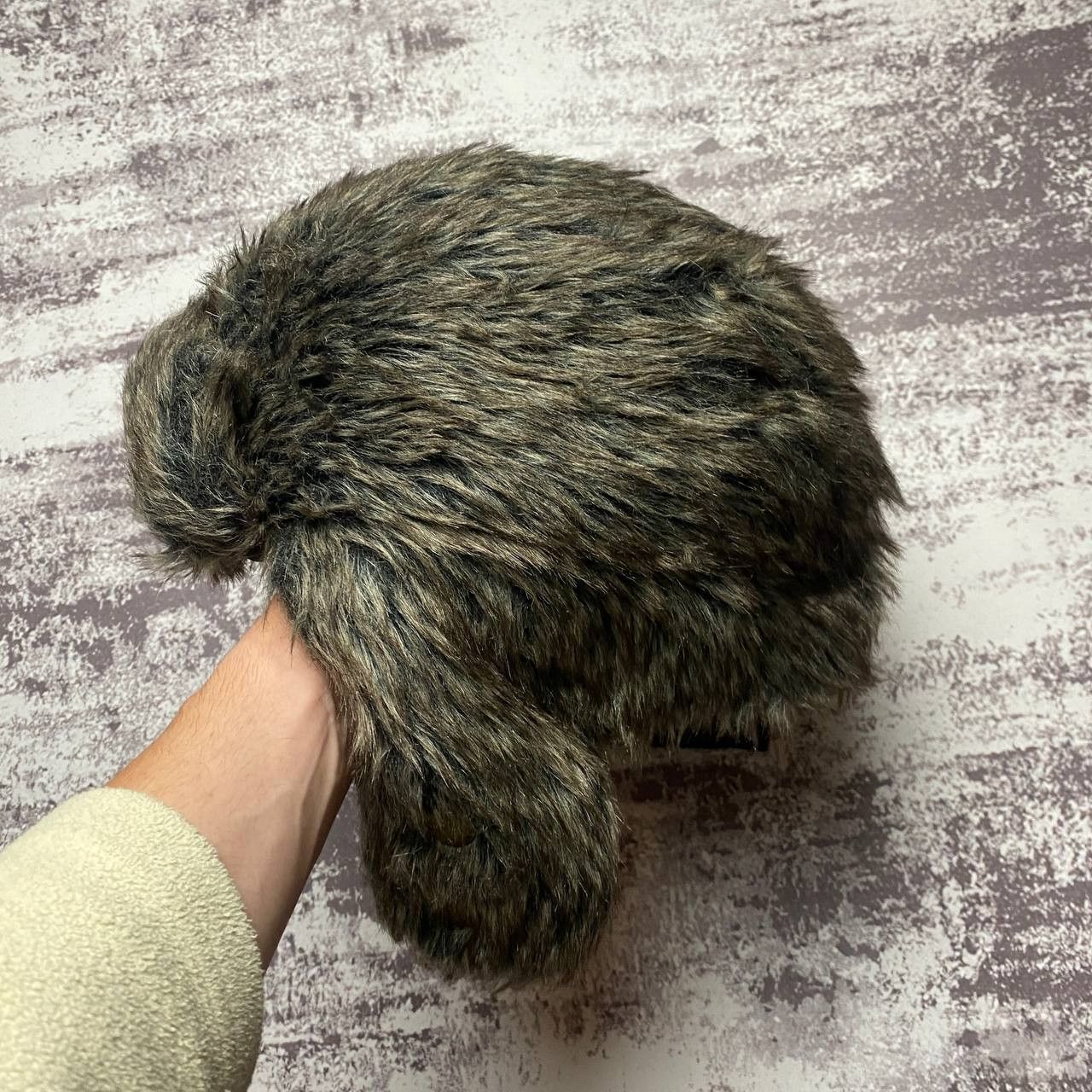 Japanese Brand Ushanka Trapper Hat Furry Mohair Fuzzy Fur Hat Y2K 90s rare Size ONE SIZE - 5 Thumbnail