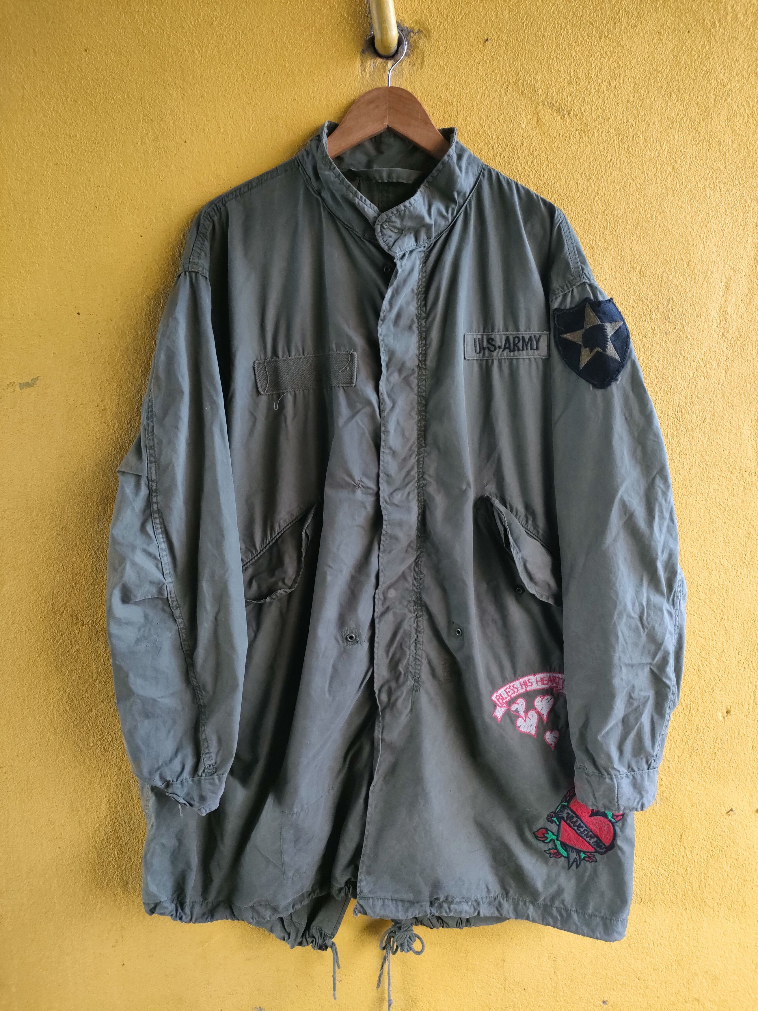 Nigel Cabourn × Vintage Vintage Military Fishtail Embroidered Parka Size US L / EU 52-54 / 3 - 2 Thumbnail
