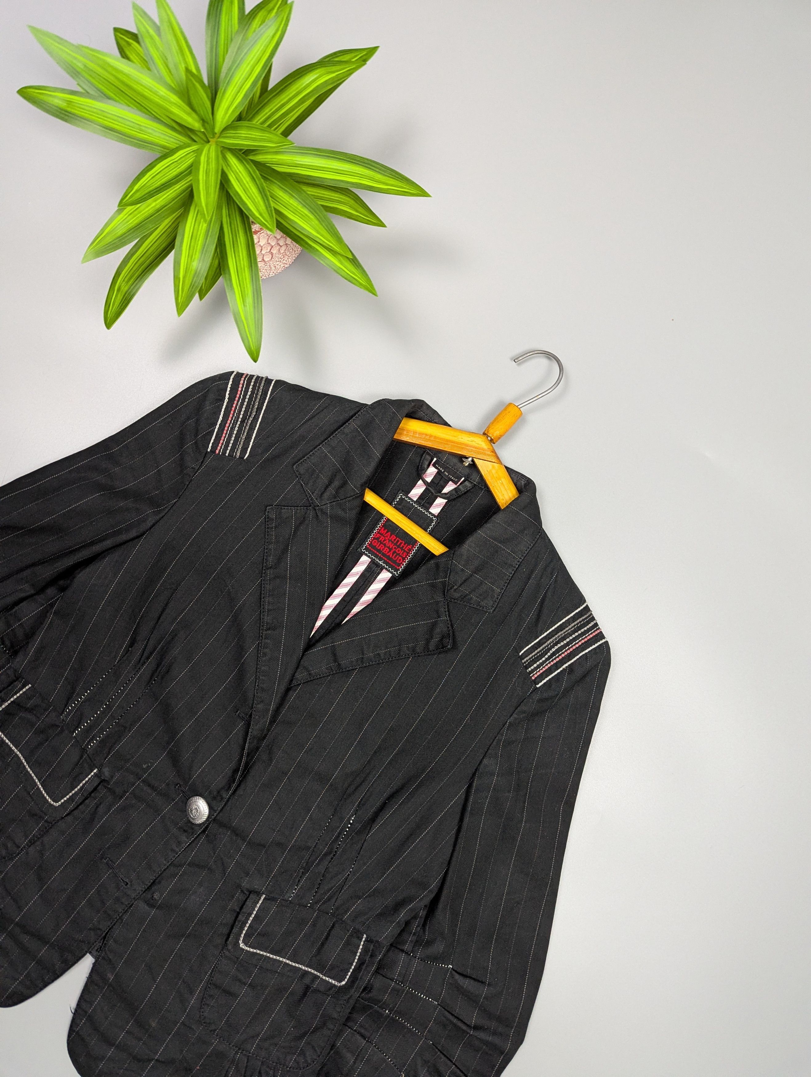 Marithe + Francois Girbaud Rare Marithé François Girbaud Architectural Tailoring Jacket Size XS / US 0-2 / IT 36-38 - 4 Thumbnail