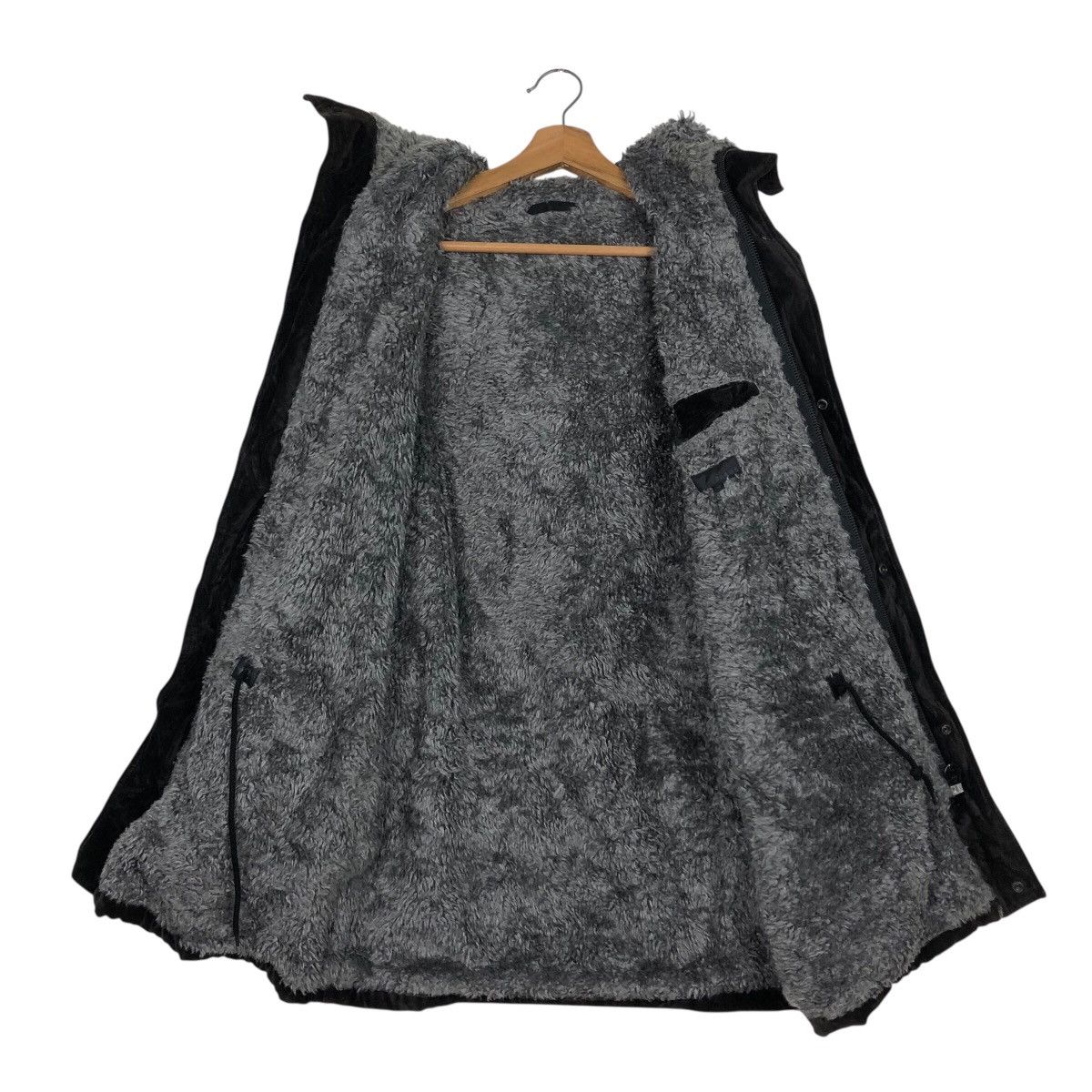 Japanese Brand BEAMS Shaggy Fleece Hood Parka — Soft-Touch Velvet Shell Size US M / EU 48-50 / 2 - 15 Thumbnail