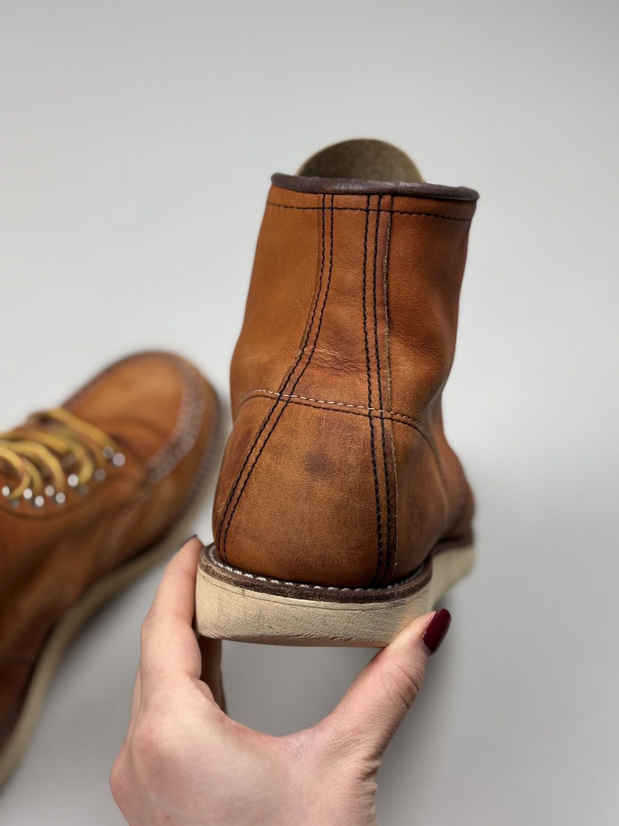 Red Wing Red Wing Shoes Vintage Leather Moc Toe Boots Size US 8.5 Size US 8.5 / EU 41-42 - 20 Thumbnail