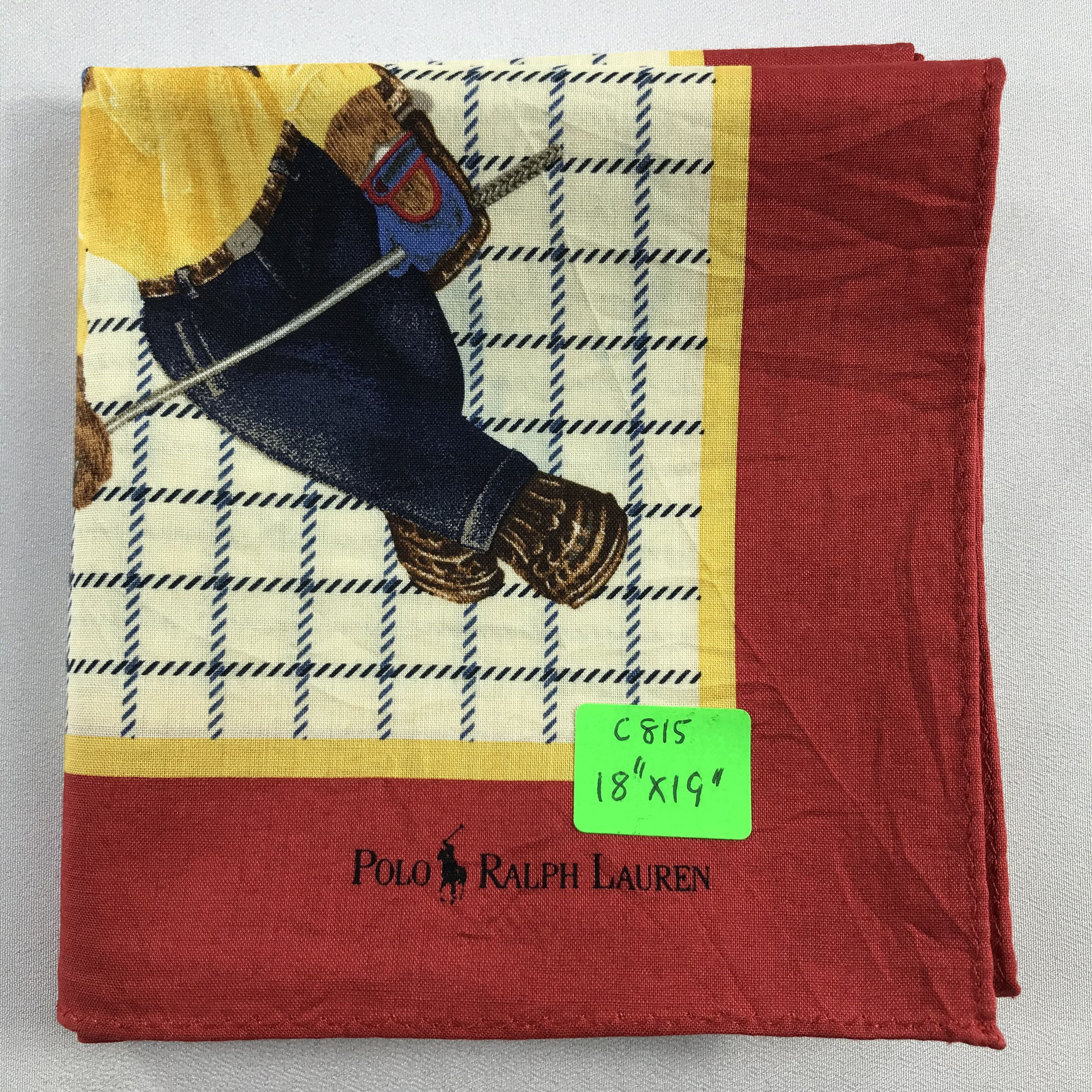 Polo Ralph Lauren Polo Ralph Lauren Handkerchief / Bandana / Neckerchief C815 Size ONE SIZE - 7 Thumbnail