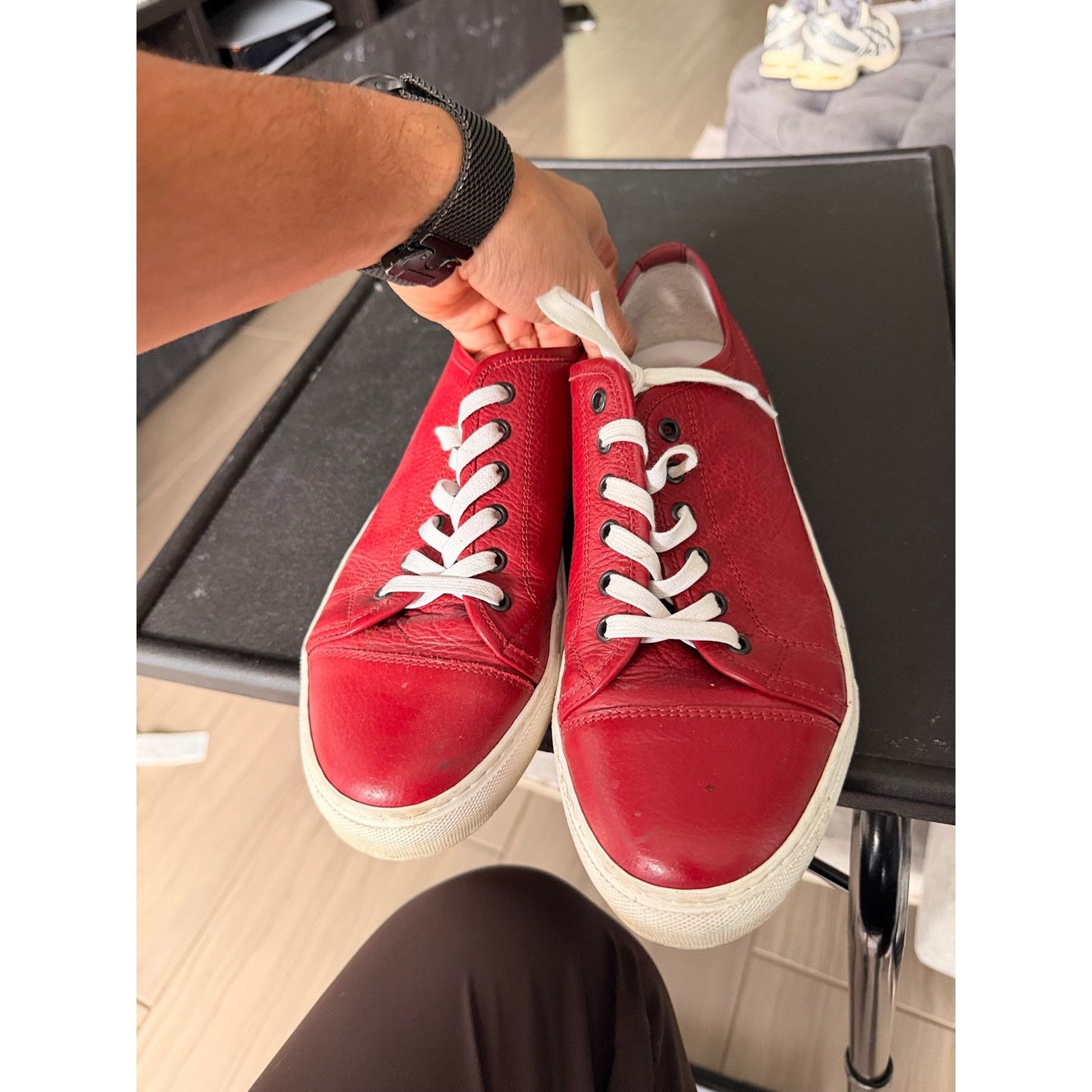 Del Toro Del Toro Leather Sneakers Size US 9 / EU 42 - 2 Thumbnail