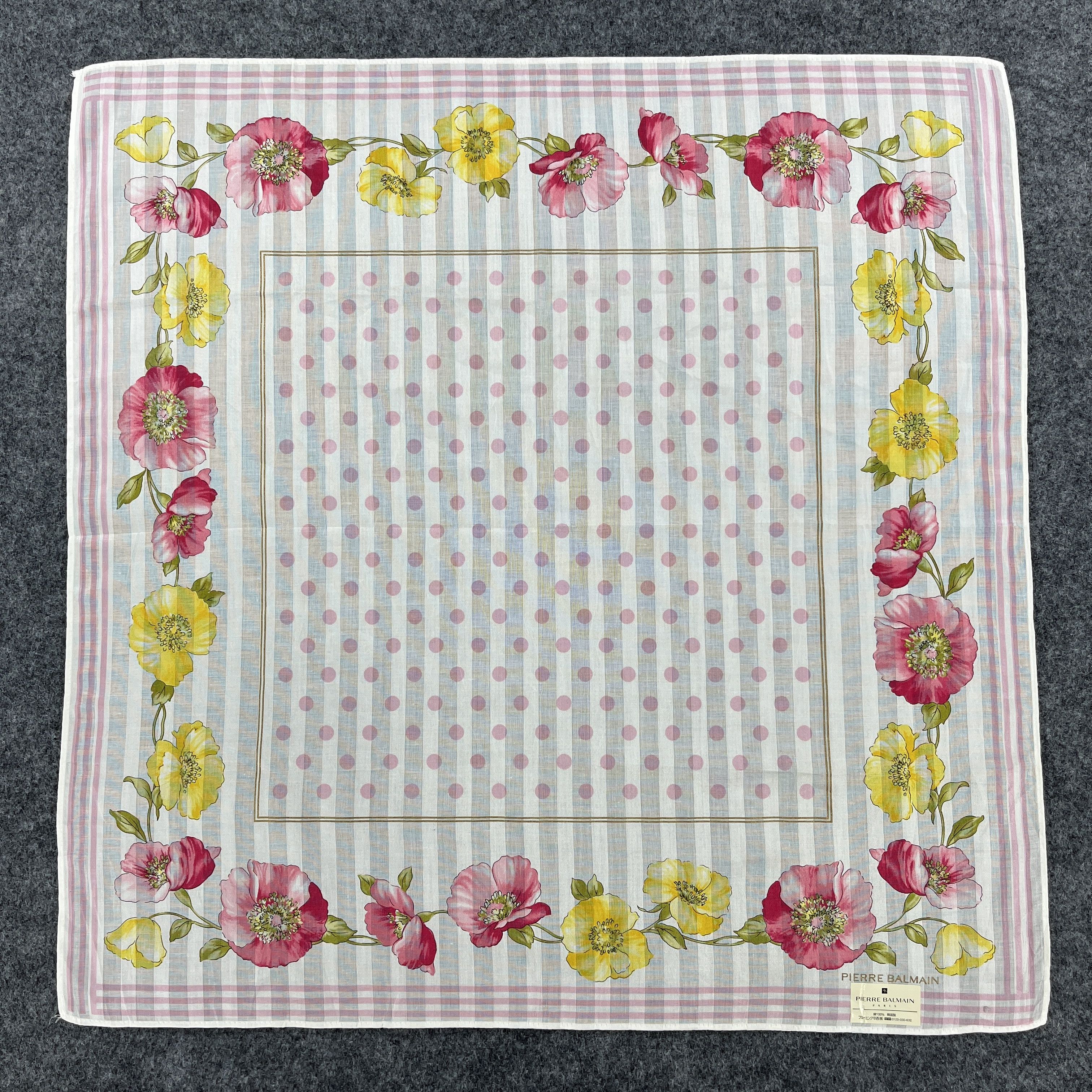 Pierre Balmain Pierre Balmain Handkerchief / Bandana / Neckerchief B480 Size ONE SIZE - 1 Thumbnail