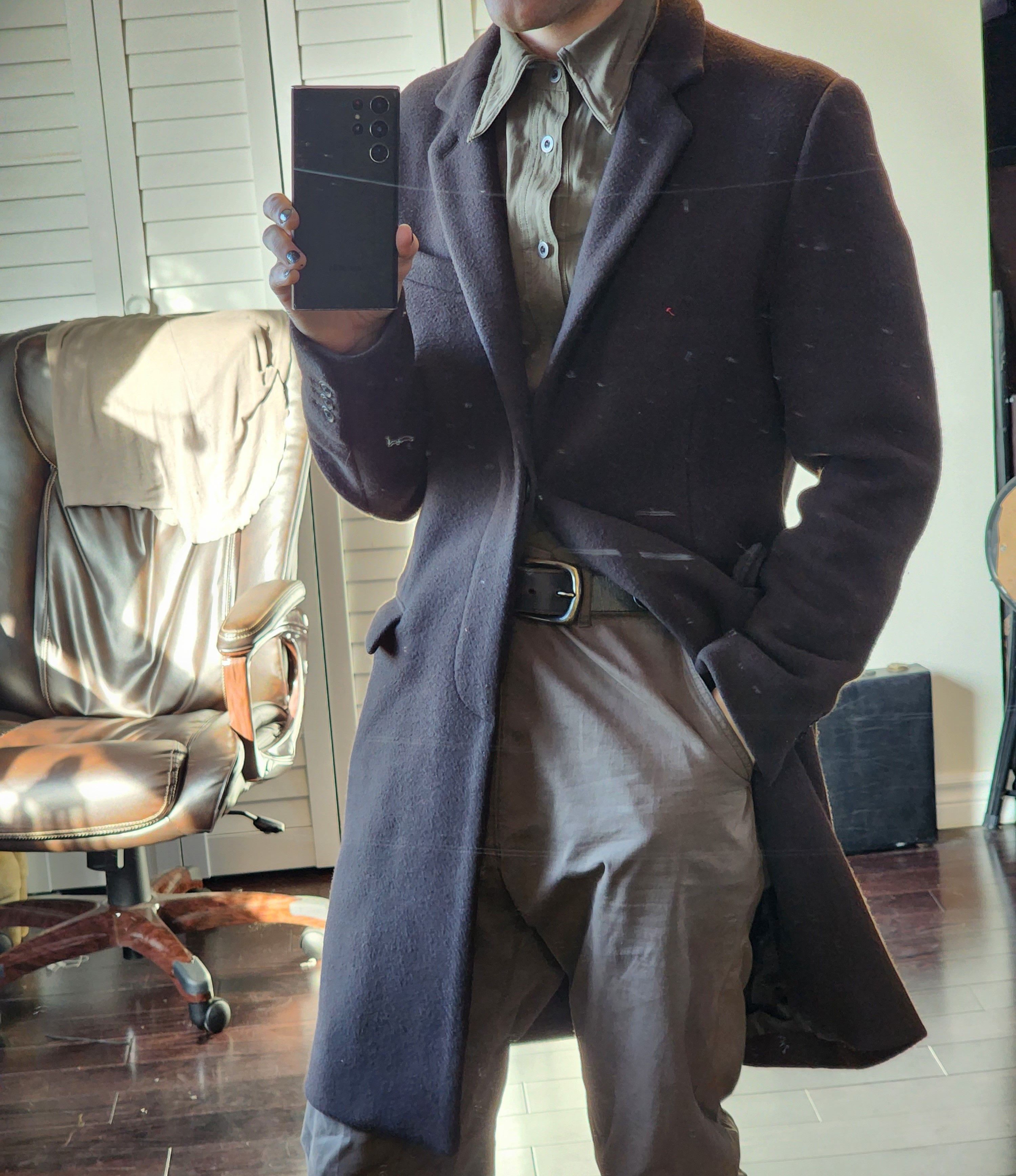 2000s Fuga - Vkei Style Napoleon Fur Jacket Fuga 00s pea coat