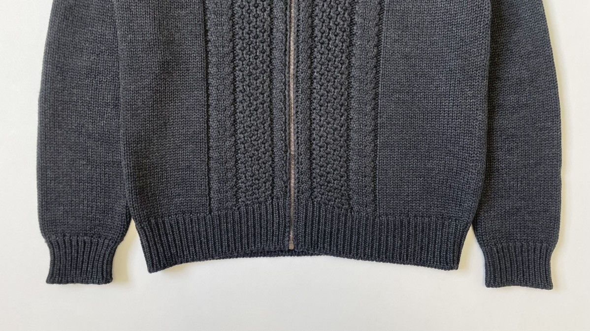 Prada A/W 10 Heavy Wool Drivers Zip Cardigan Size US L / EU 52-54 / 3 - 7 Thumbnail