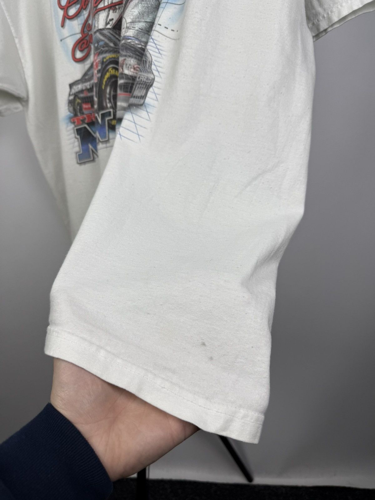 NASCAR × Vintage Vintage 90s Dale Earnhardt NASCAR Racing 3 T-Shirt Size US XXL / EU 58 / 5 - 4 Thumbnail