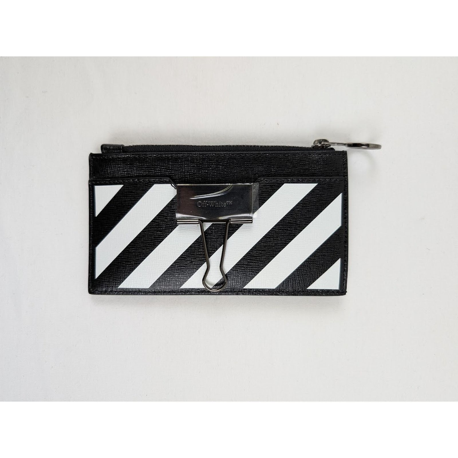 Off-White o1rshd1 Size: OS / Binder Zipped Card Case in Black/White Size ONE SIZE - 3 Thumbnail