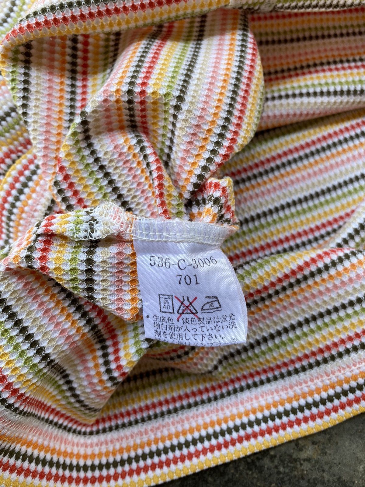 Kenzo Vintage 90s Kenzo Striped Cropped Tees Size M / US 6-8 / IT 42-44 - 9 Thumbnail