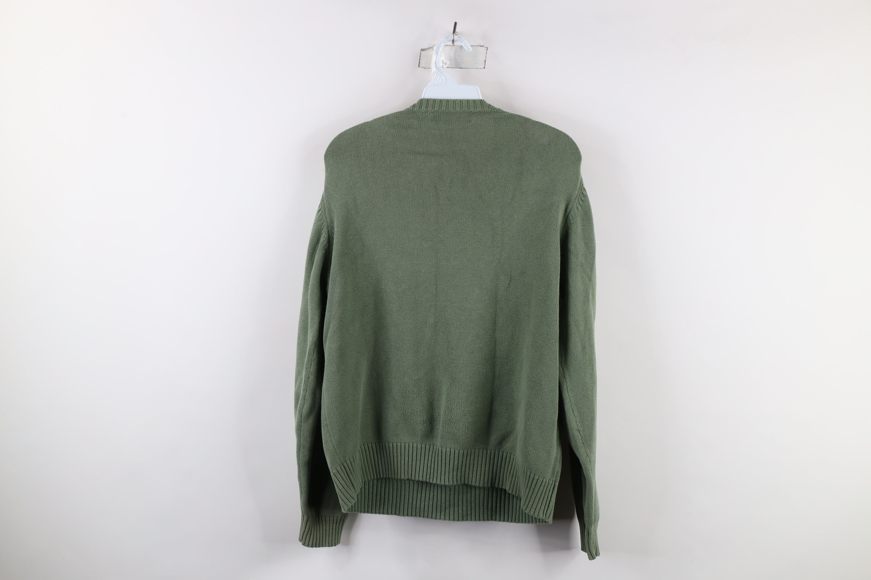 Brooks Brothers × Vintage Vintage 80s 90s Brooks Brothers Blank Cotton Knit Sweater Size US S / EU 44-46 / 1 - 7 Thumbnail