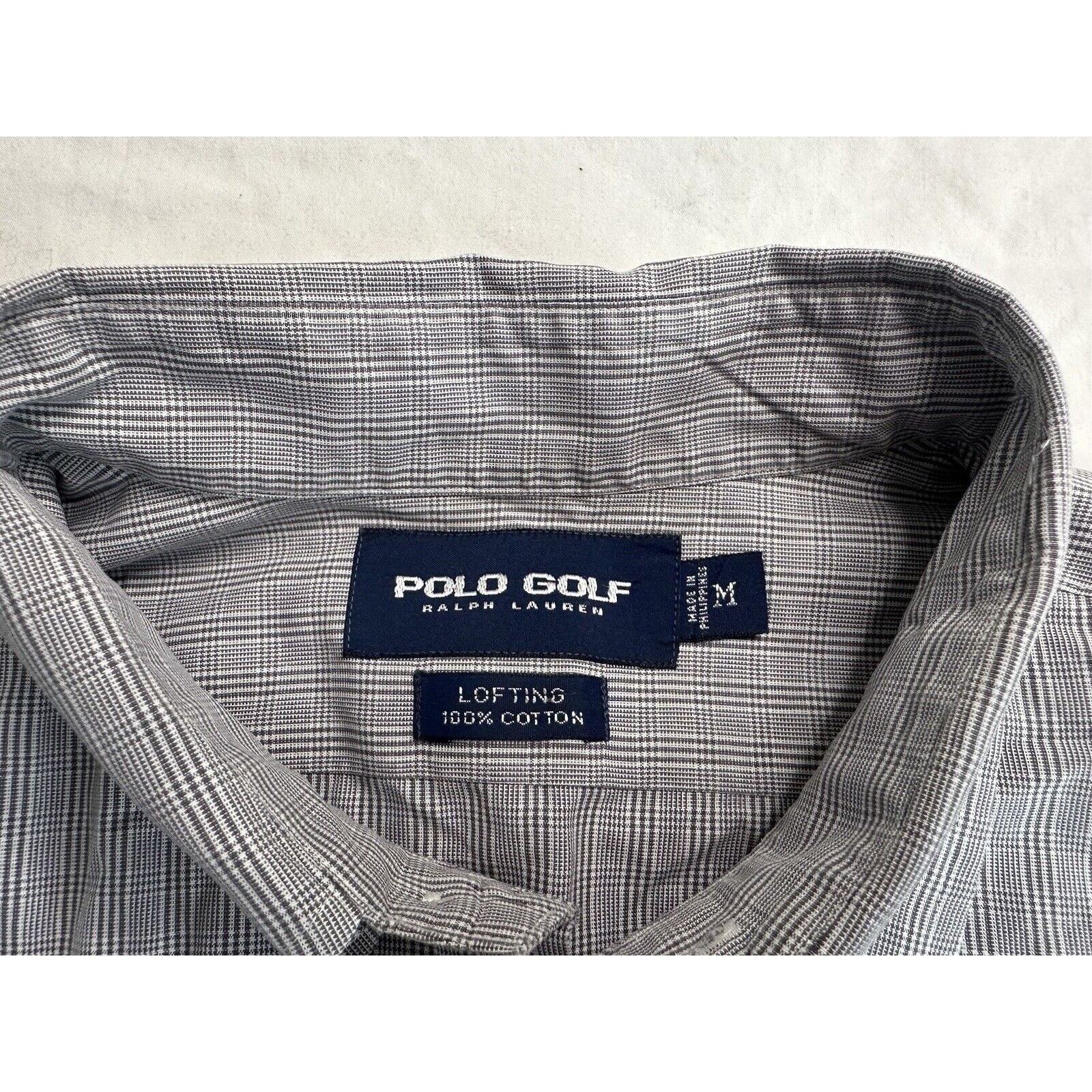 Polo Ralph Lauren Polo Golf RalphLauren Button Shirt Lofting Blue Check Medium Size US M / EU 48-50 / 2 - 2 Thumbnail