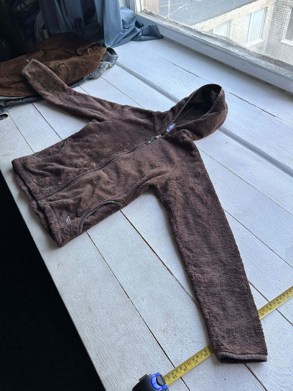 The North Face 🚨Crazy Mocha Brown TNF Fleece Zip-Up Jacket Cozy Fuzzy Size M / US 6-8 / IT 42-44 - 2 Thumbnail
