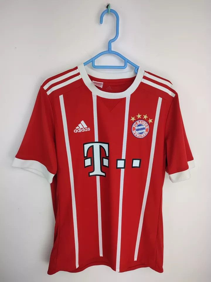 Adidas Fc Bayern Munchen 2017-2018 Home FOOTBALL Kit SHIRT SOCCER Size US XL / EU 56 / 4 - 8 Thumbnail