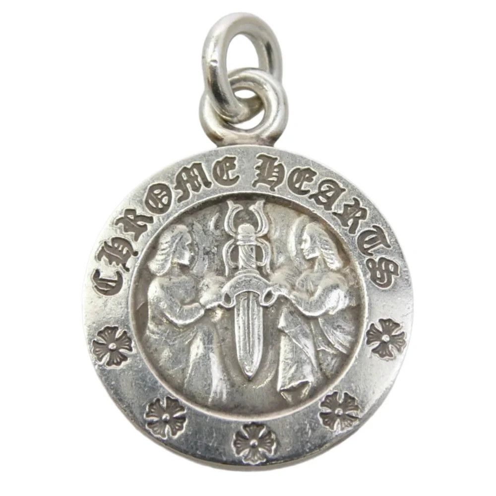 Chrome Hearts Chrome Hearts Angel Medal Charm V1 Silver | Grailed
