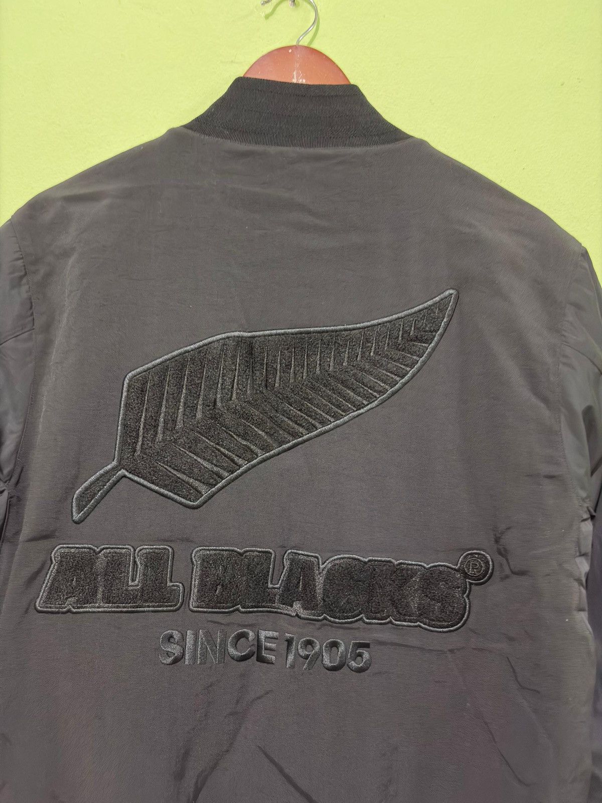 Adidas × All Blacks Adidas Bomber Jacket All Black New Zealand Rugby Jacket Size US M / EU 48-50 / 2 - 10 Thumbnail