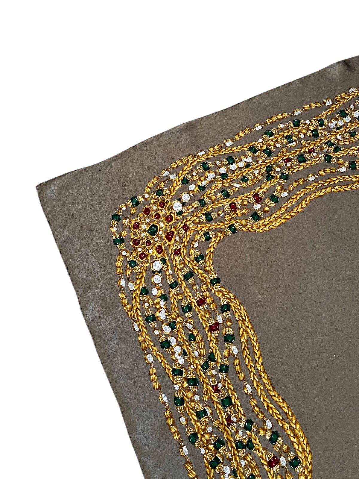 Chanel Vintage Chanel Silk Scarf Size ONE SIZE - 3 Thumbnail