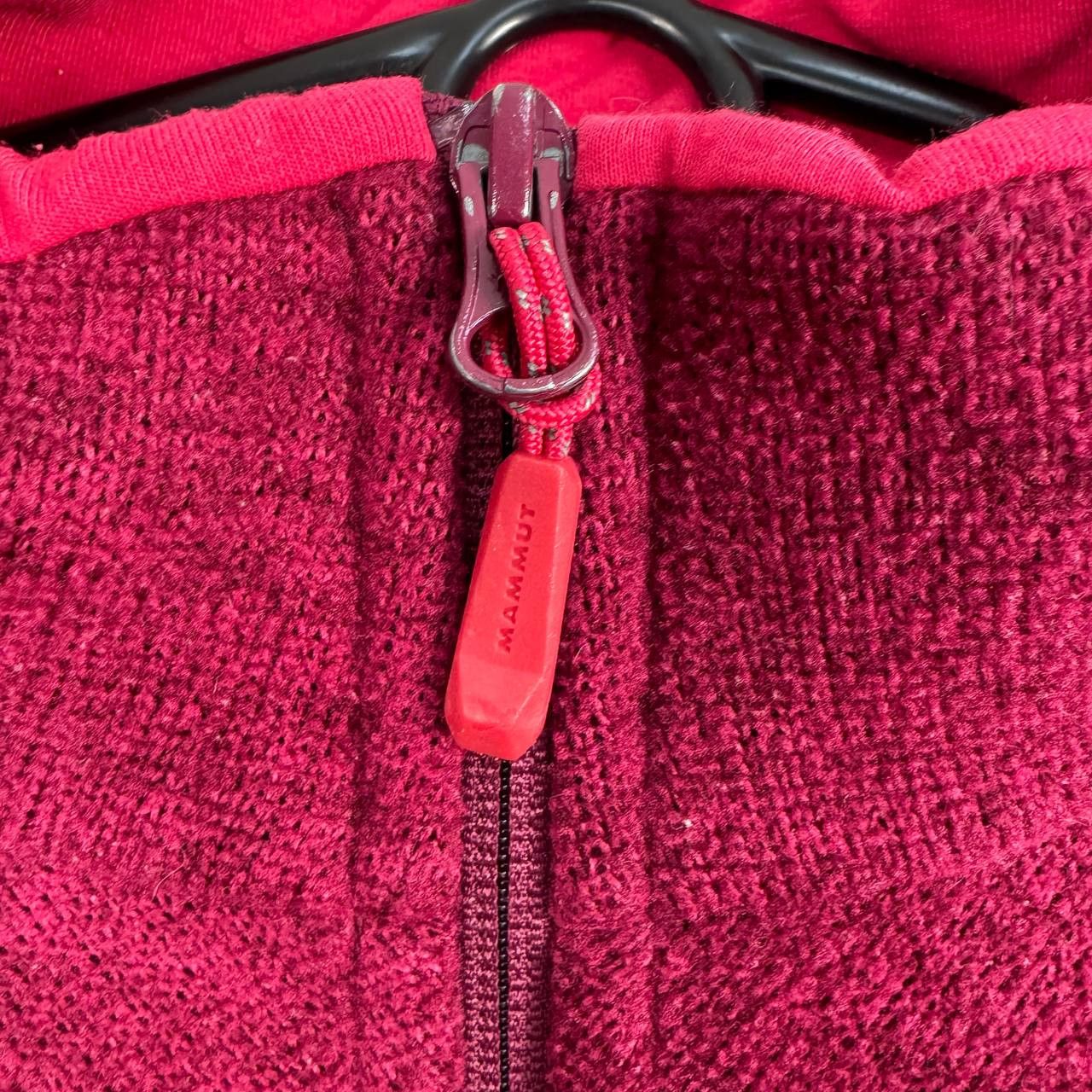 Mammut Mammut Womens Fleece Jacket Red Full Zip Hiking Size XL Size XL / US 12-14 / IT 48-50 - 3 Thumbnail
