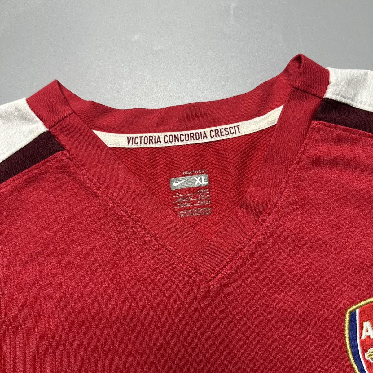 Nike ARSENAL NIKE 2008/2010 FOOTBALL HOME JERSEY #25 ADEBAYOR Size US XL / EU 56 / 4 - 5 Thumbnail