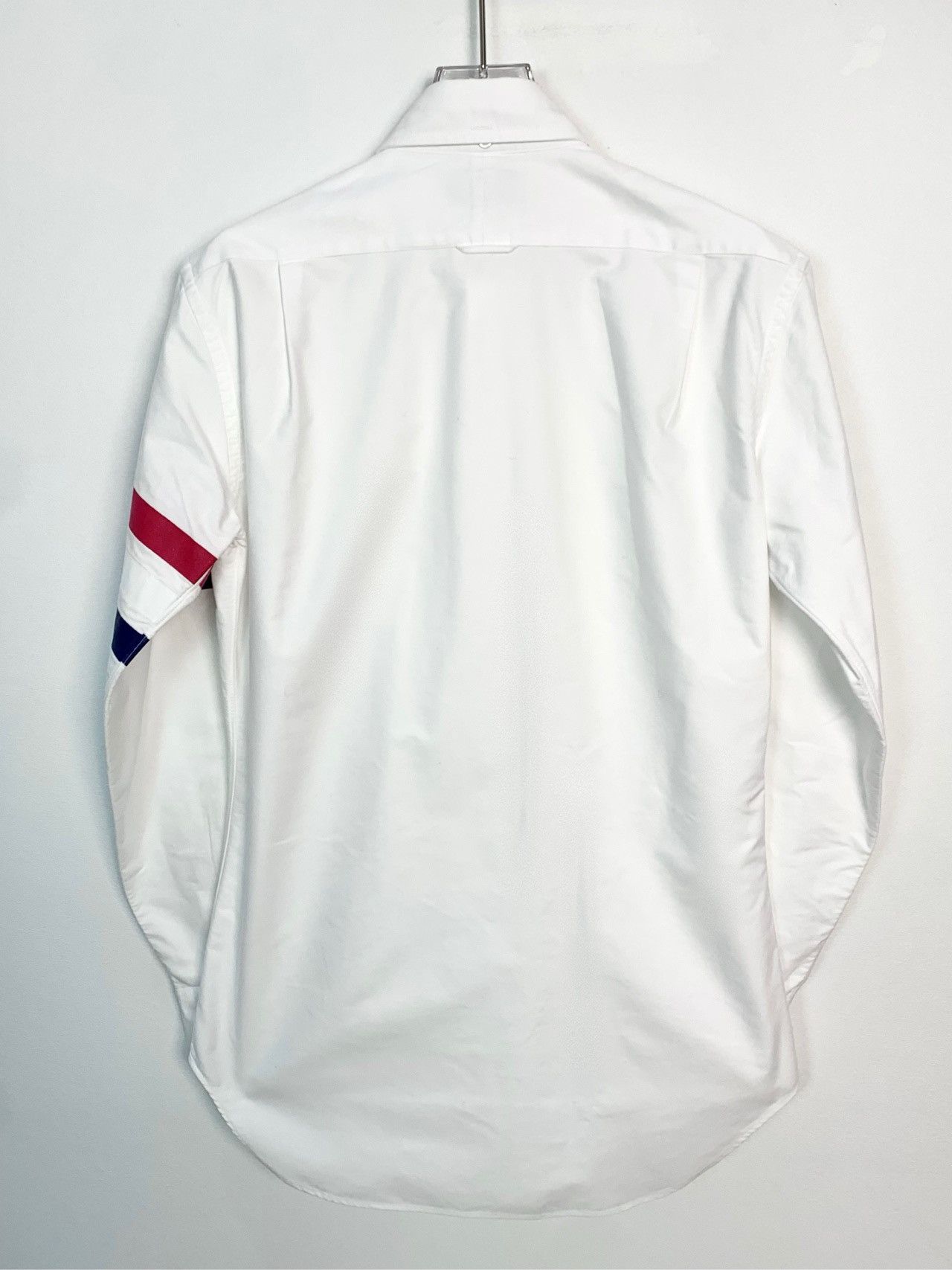 Thom Browne Thom Browne Shirt White Tricolor Stripe Collar Size XS / US 0-2 / IT 36-38 - 7 Thumbnail