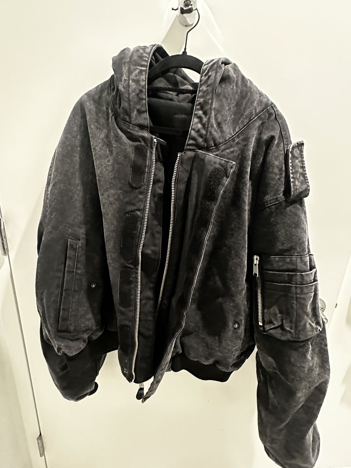 Entire Studios Entire Studios Cropped Washed Bomber Size US XXL / EU 58 / 5 - 2 Thumbnail