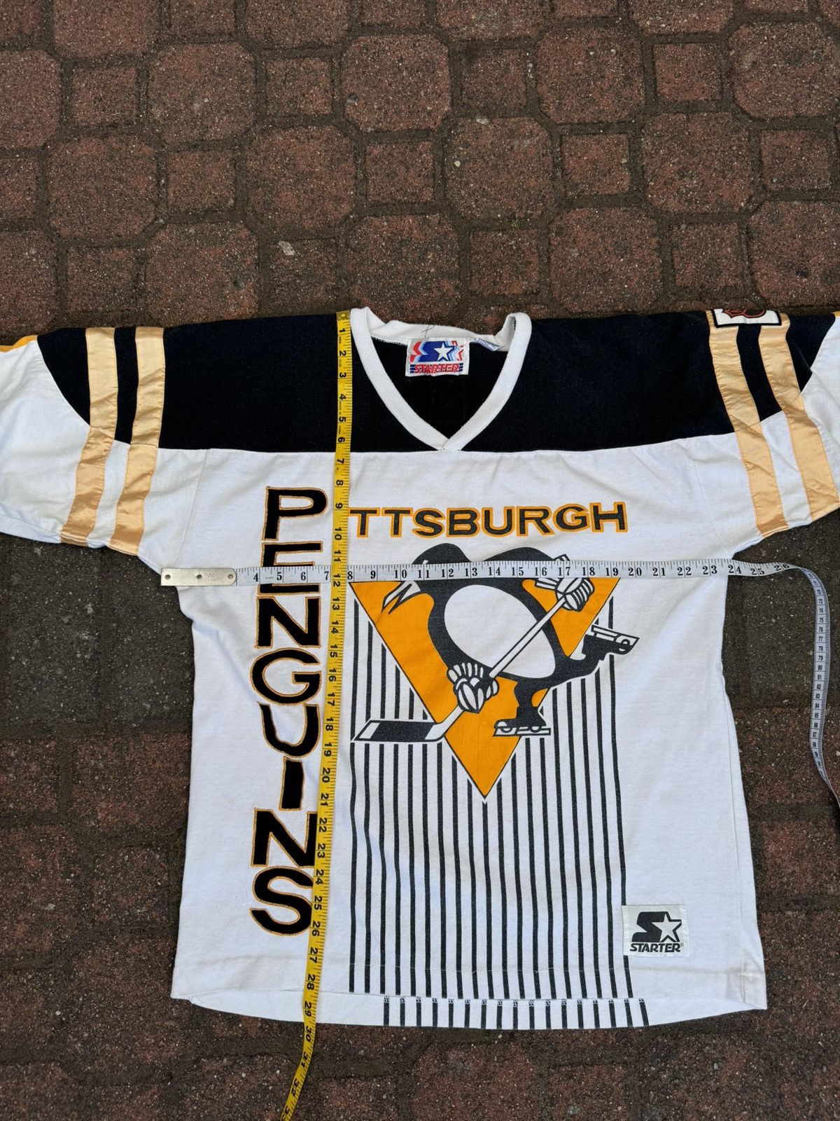 Starter × Vintage Vintage Pittsburgh Penguins Starter Jersey NHL Rare Hype Size US L / EU 52-54 / 3 - 2 Thumbnail