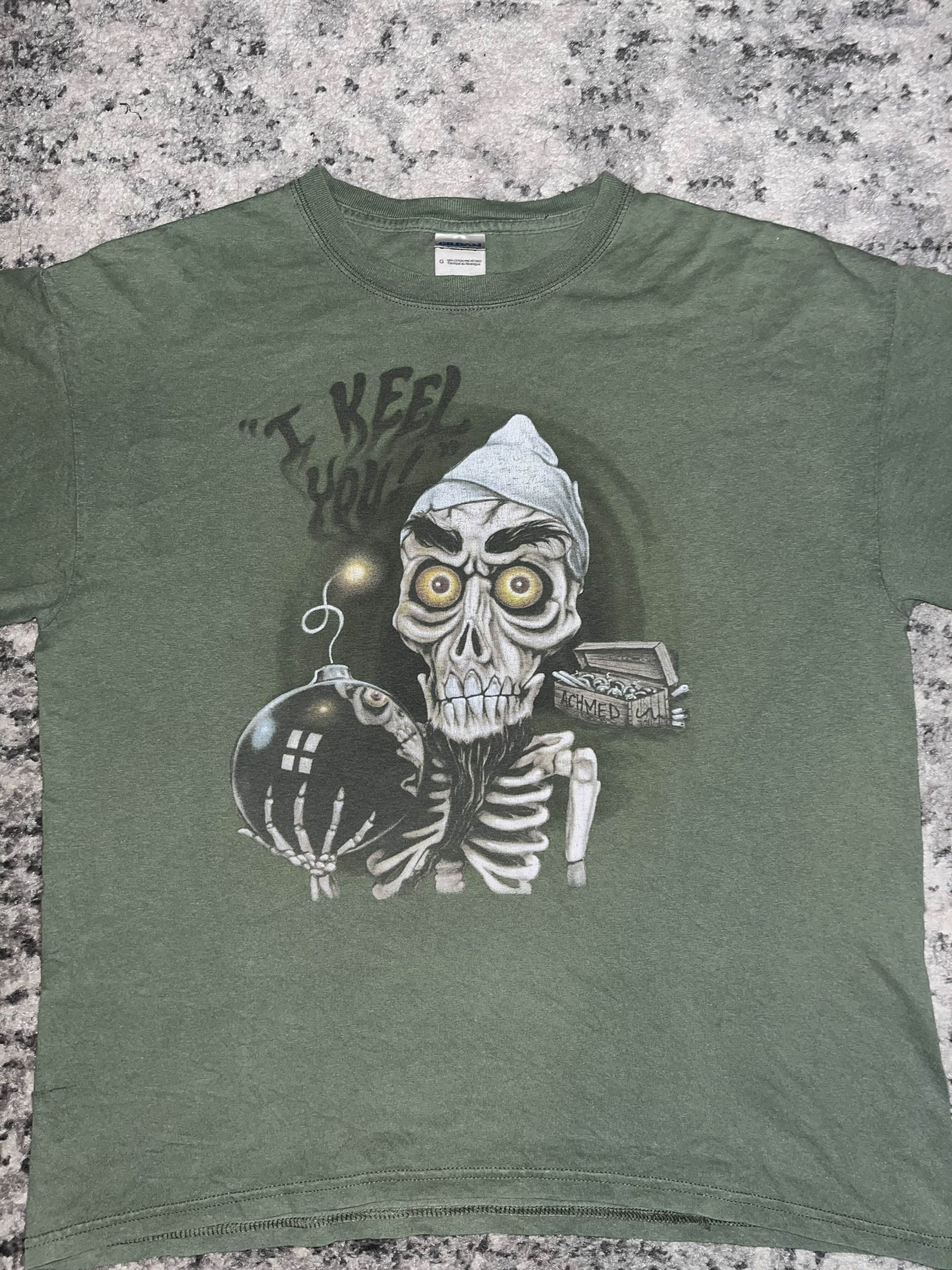 Vintage Y2K Jeff Dunham Achmed Comedy Shirt Size US L / EU 52-54 / 3 - 2 Thumbnail