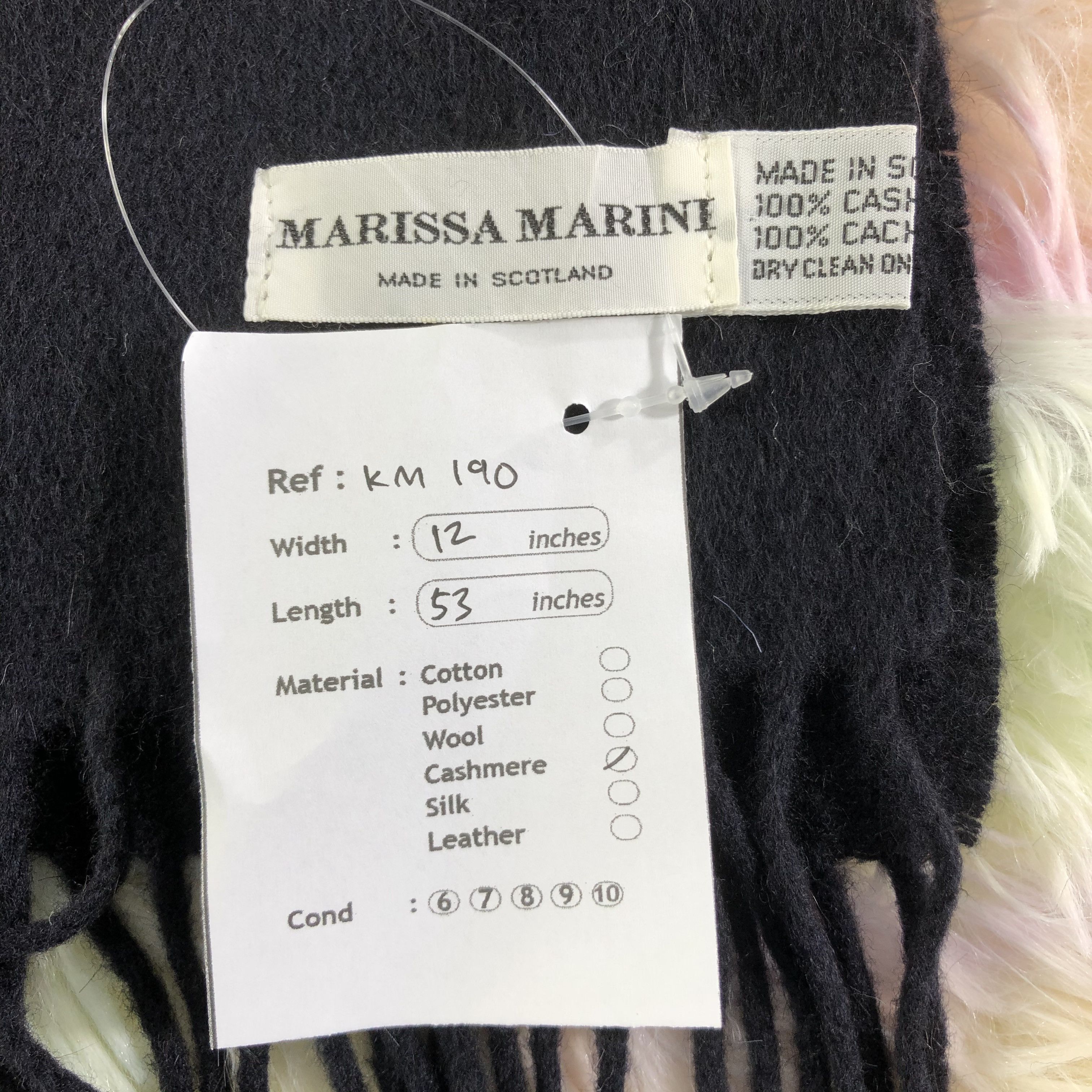 Vintage Marissa Marini Scarf / Muffler / Neckwear - KM190 Size ONE SIZE - 5 Thumbnail