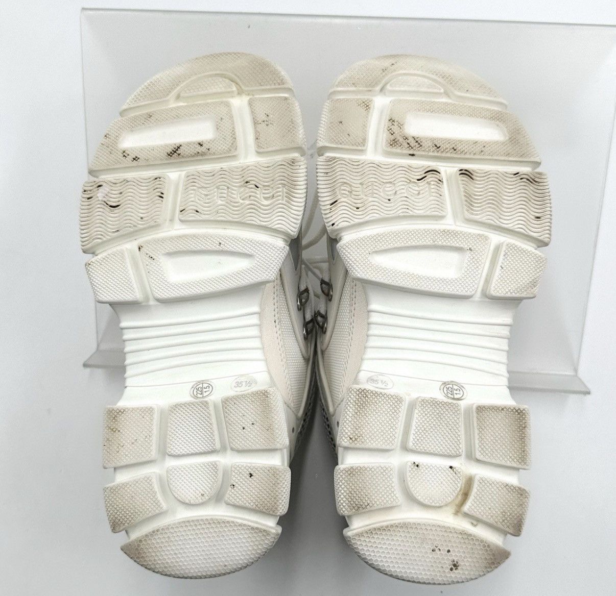 Gucci Gucci/White Hiking Dad Sneakers K12 Size US 5.5 / IT 35.5 - 7 Thumbnail