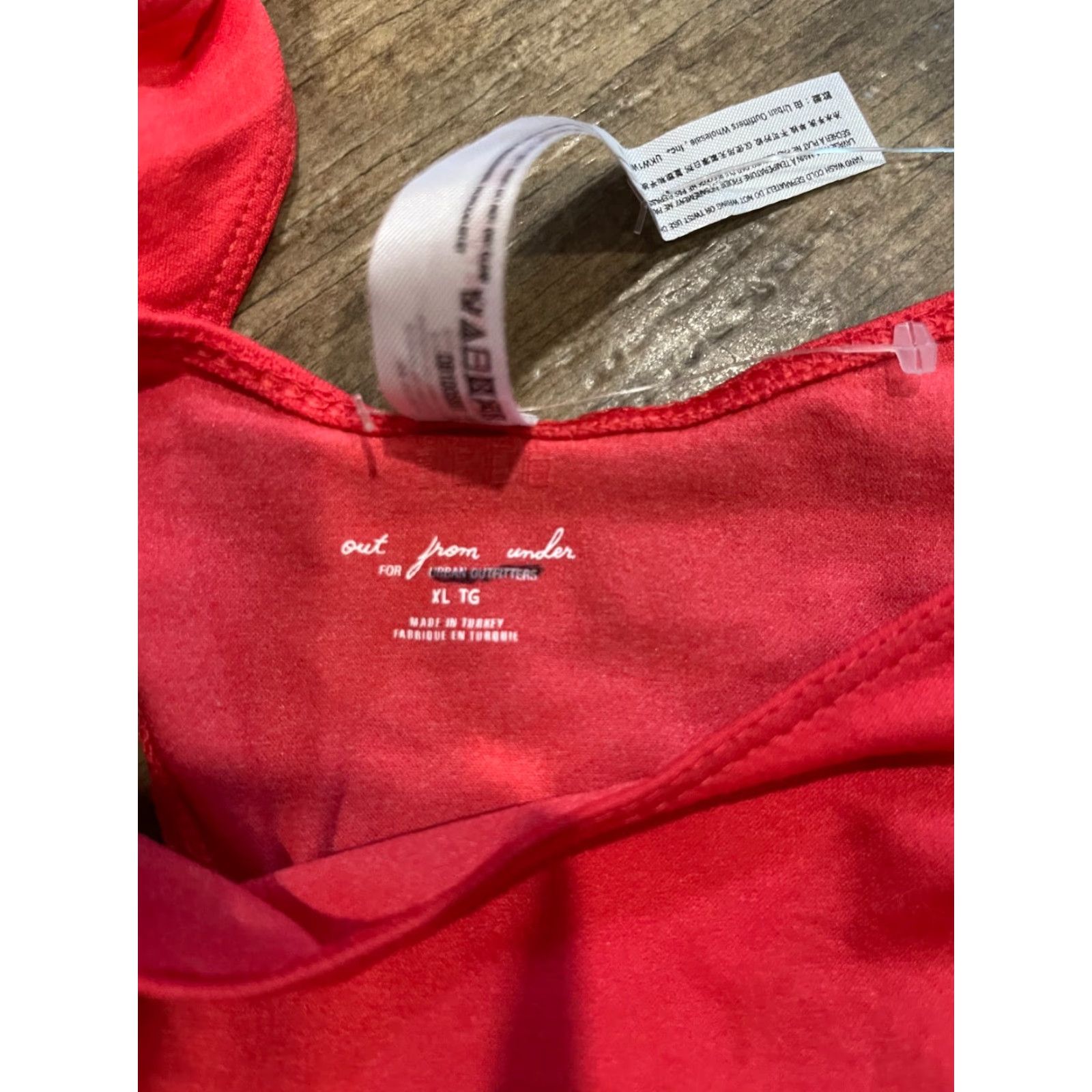 Urban Outfitters Urban Outfitters Thong Underwear Womens XL Coral Pink Thong/String XL Women's Panties Love Size ONE SIZE - 3 Thumbnail