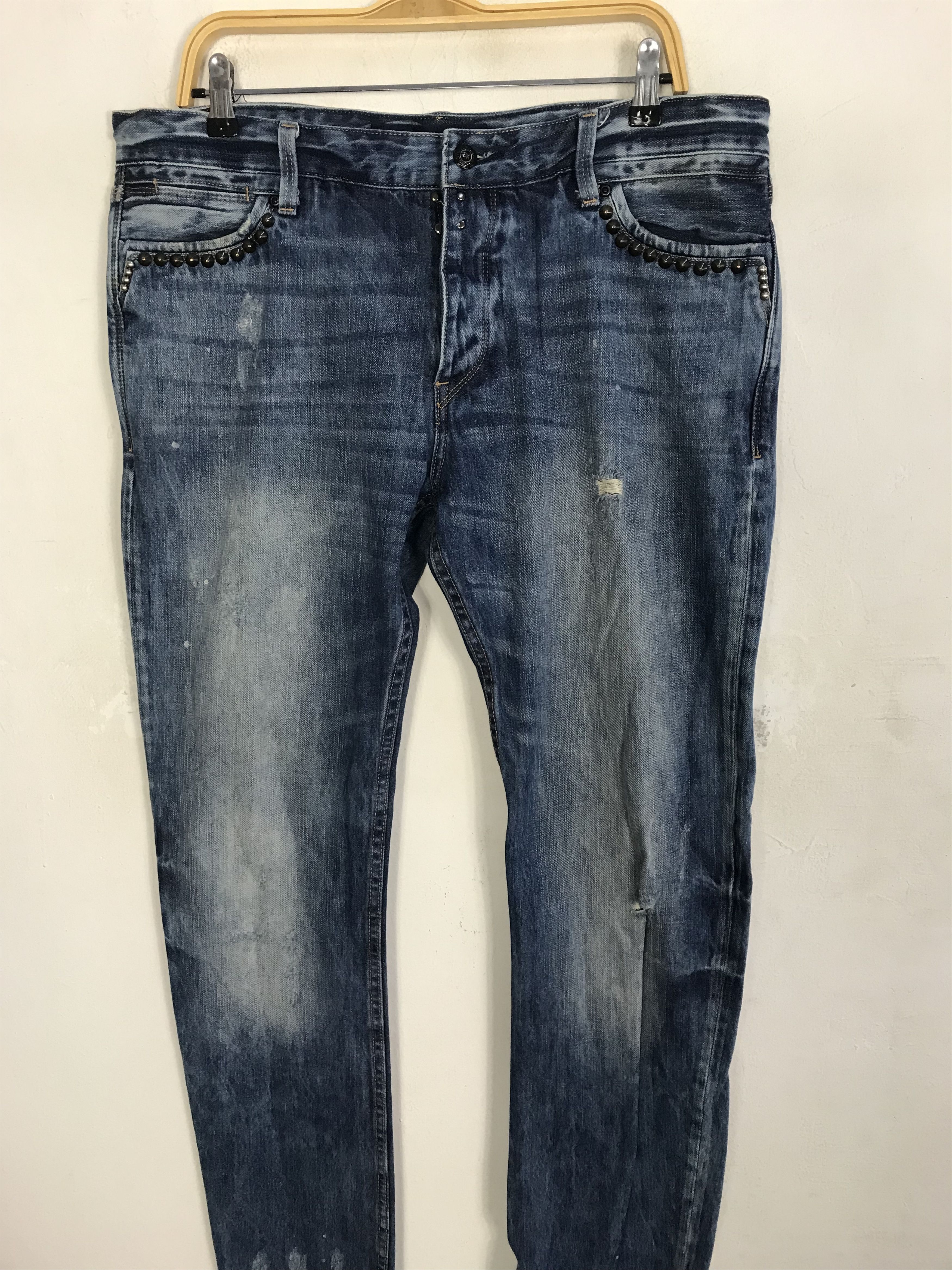 Replay × Vintage Vintage Replay Denim Indigo Pant Fits Size 36 37 Size US 36 / EU 52 - 3 Thumbnail