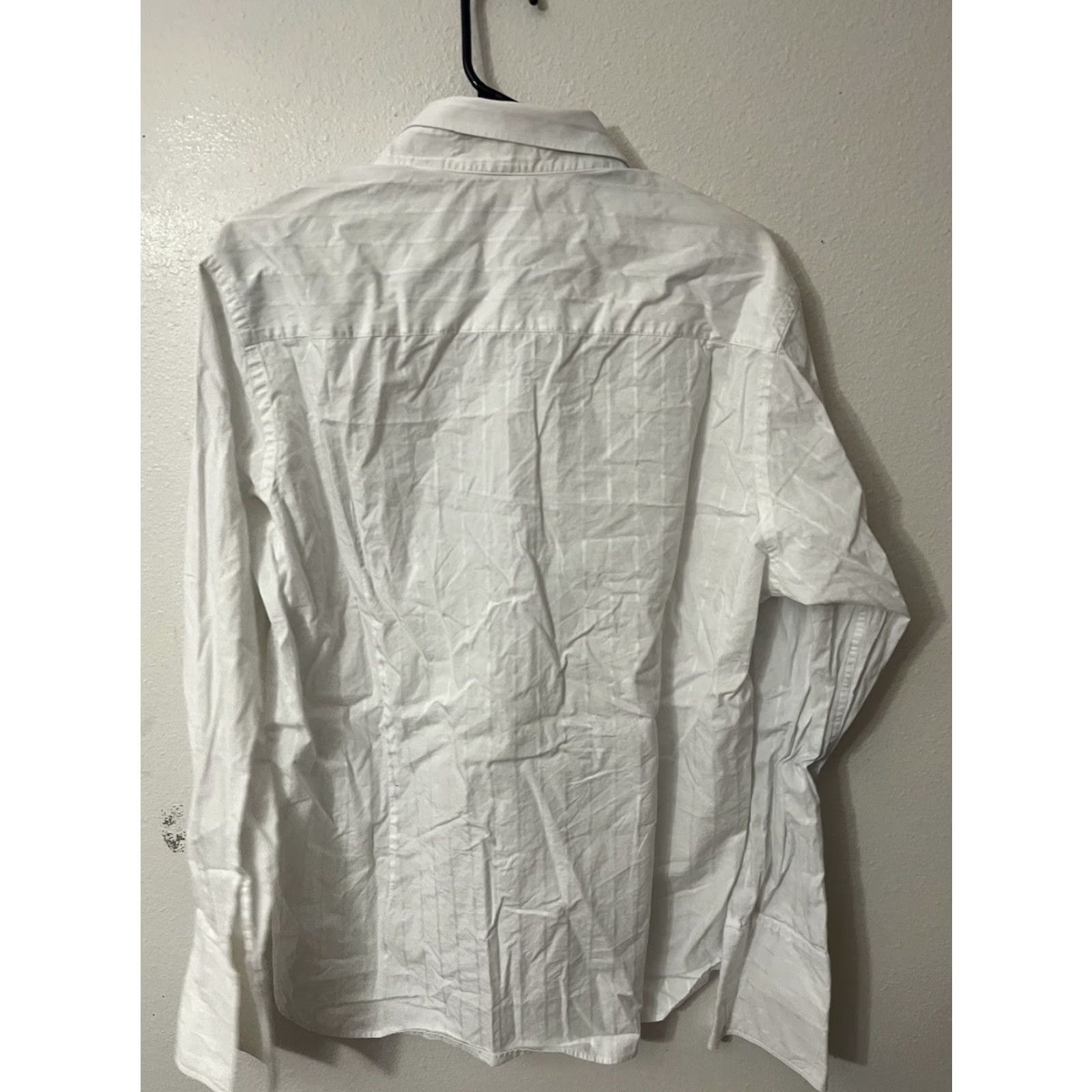 Perry Ellis VINTAGE: No — Perry Ellis Classic Polo Shirt Men L White Solid, Button-Down, Long Sleeve, Regular Fit, Cotton, Easy Care, 59824497 Size US L / EU 52-54 / 3 - 2 Thumbnail
