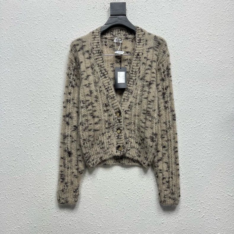 Yves Saint Laurent Saint Laurent Cashmere knitted cardigan shirt 2501-Nextarro Size US S / EU 44-46 / 1 - 1 Thumbnail