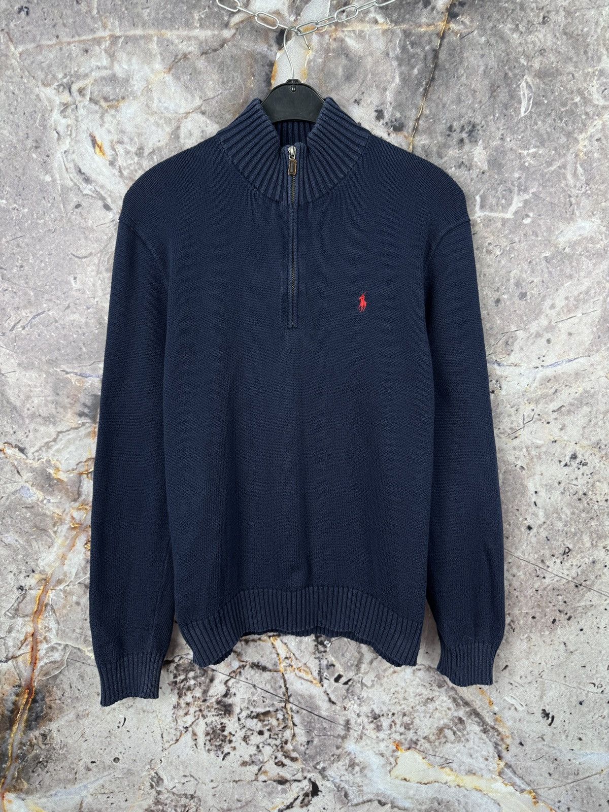Polo Ralph Lauren Mens Polo Ralph Lauren Sweater Pullover 1/4 Zip Size Large Size US L / EU 52-54 / 3 - 1 Thumbnail