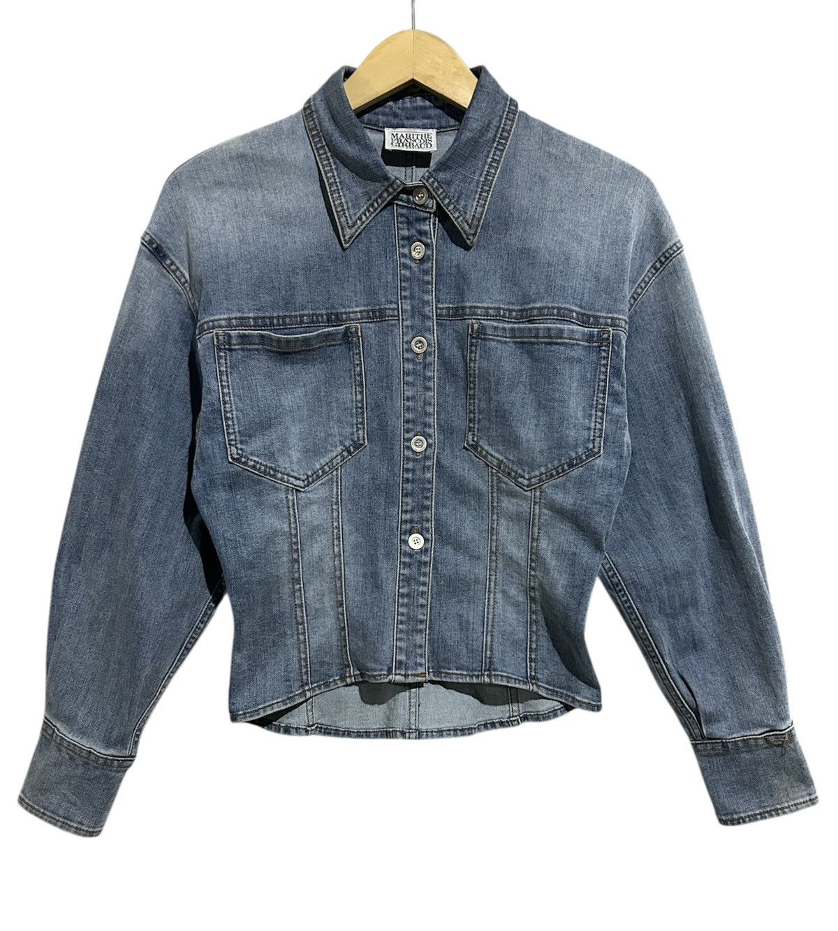 Marithe + Francois Girbaud Marithe Francois Girbaud Vintage Washed Denim Shirt Size M / US 6-8 / IT 42-44 - 1 Thumbnail