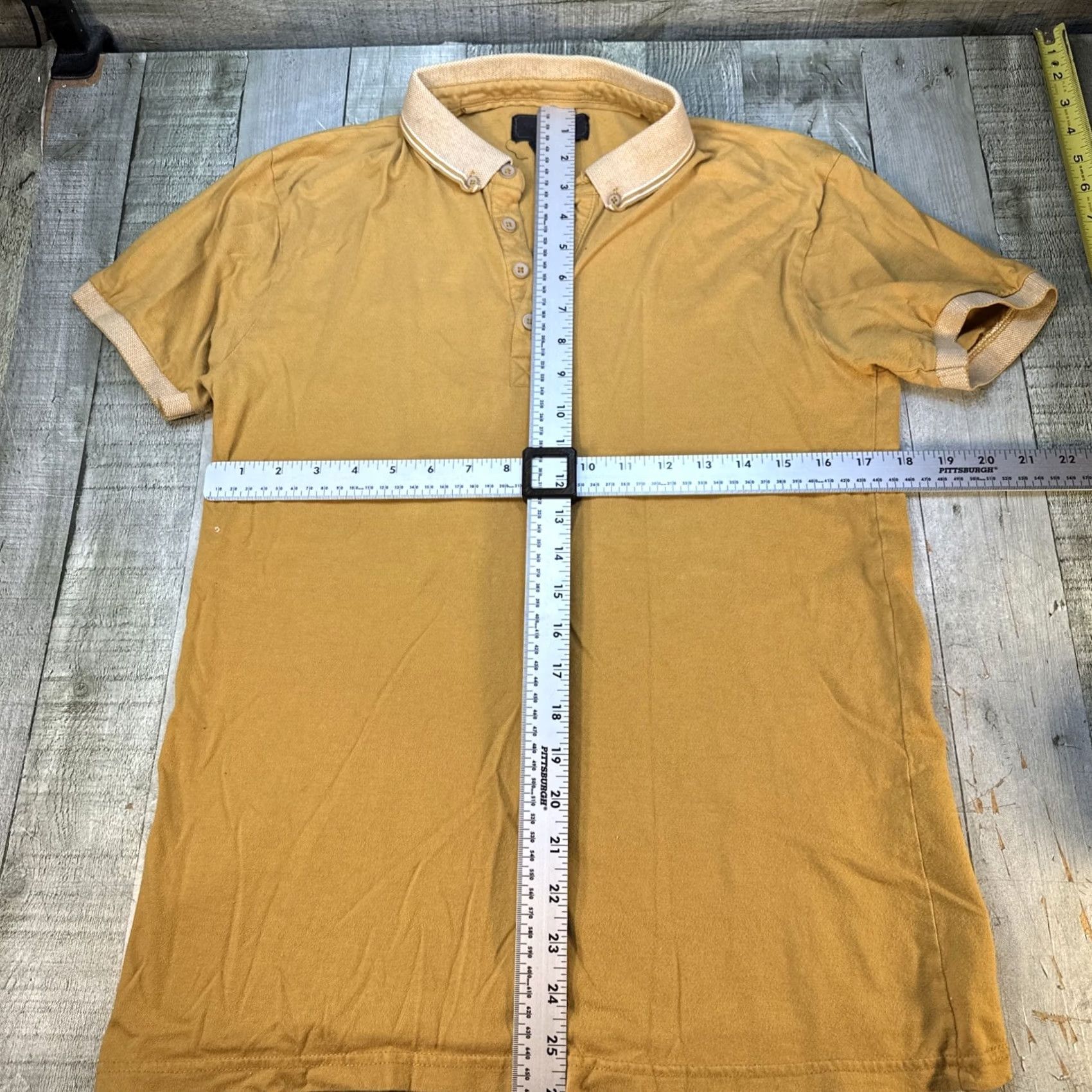 21 Men 21 Men Polo Gold Size S Polo Men Small Gold Regular Shirt Size US S / EU 44-46 / 1 - 3 Thumbnail