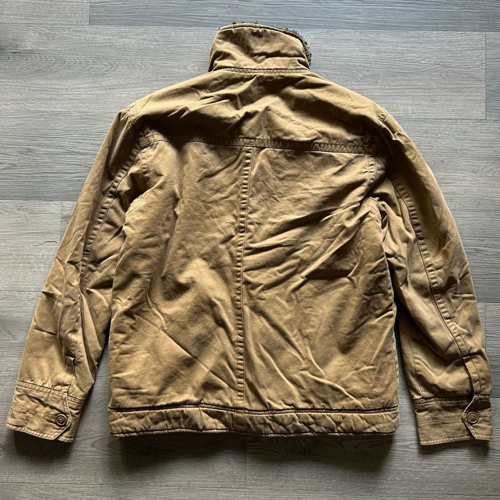 Aeropostale Vintage y2k Aeropostale Sherpa Lined Canvas Military Jacket Size US M / EU 48-50 / 2 - 8 Thumbnail