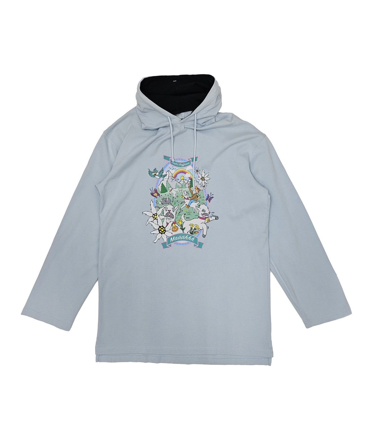 Vetements Crazy Show Face Mask Cartoon Hoodie