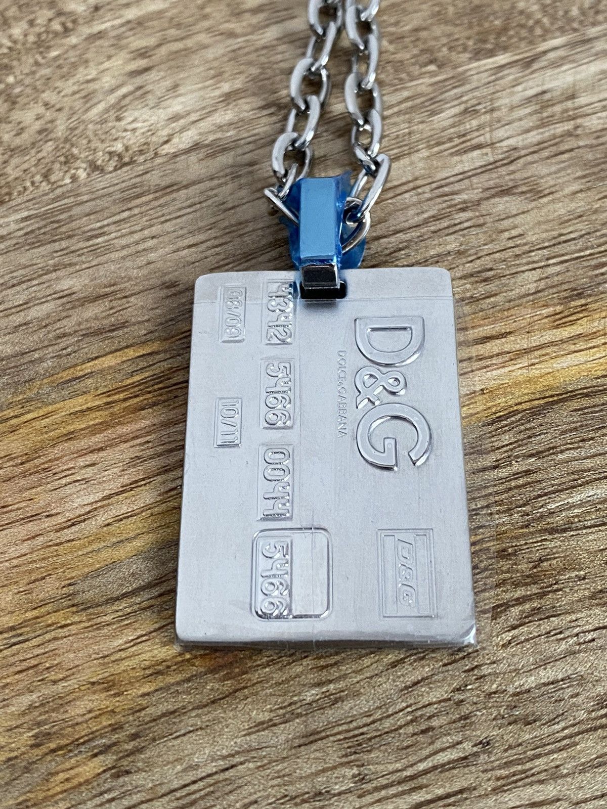 New!! Dolce & Gabbana Credit Card Necklace