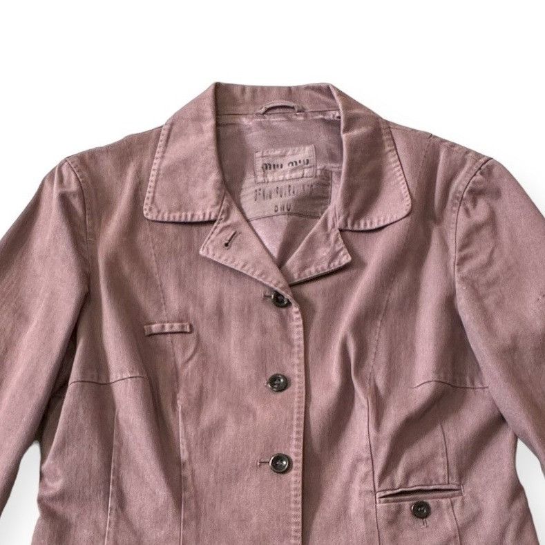 Miu Miu Miu Miu “Denim Squad” Archival Utility Jacket – IT 44 Size M / US 6-8 / IT 42-44 - 5 Thumbnail