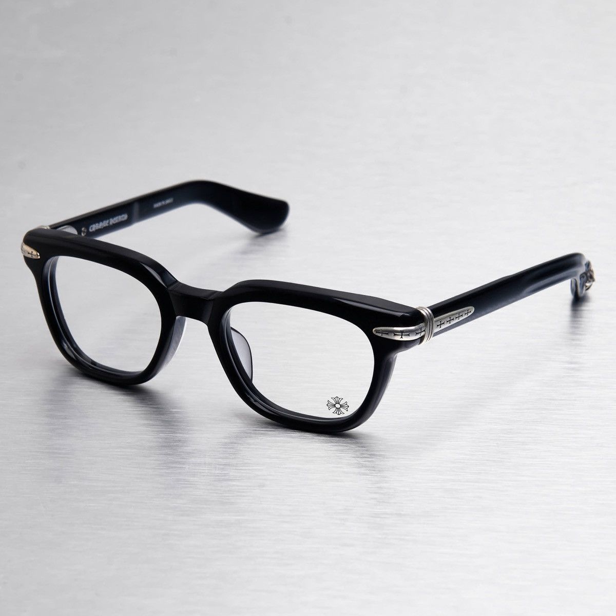 Chrome Hearts CHROME HEARTS DRIPPIN BLACK GLASSES Size ONE SIZE - 2 Thumbnail