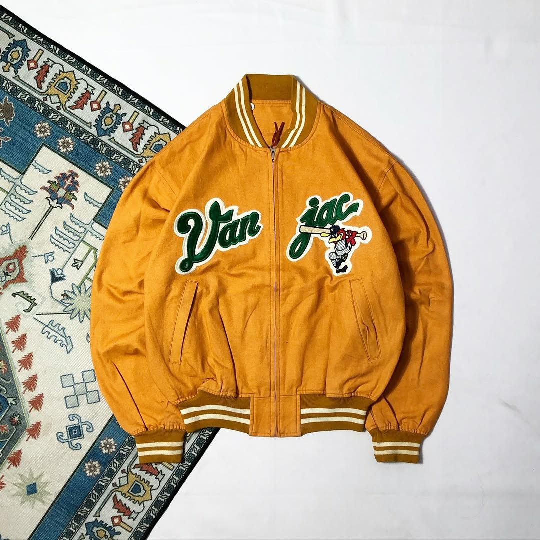 Japanese Brand Vintage Van Jac Varsity Jacket Size US XL / EU 56 / 4 - 1 Thumbnail