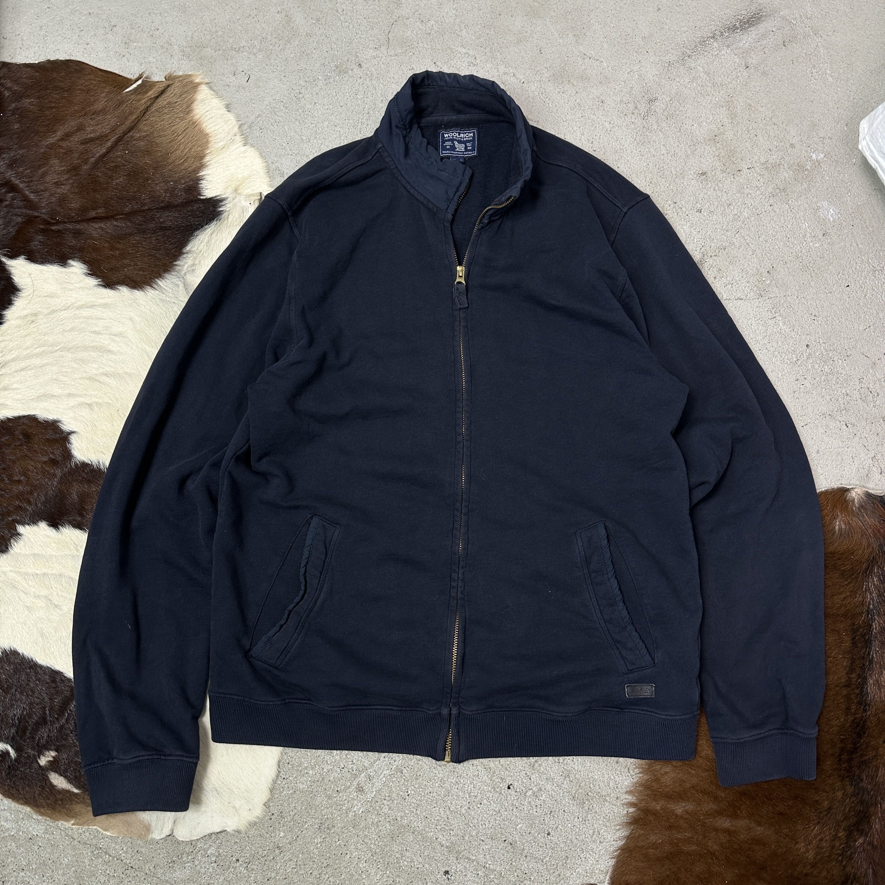 Woolrich Woolen Mills Vintage Streetwear Woolrich Zip Up Sweatshirt Y2K Size US M / EU 48-50 / 2 - 1 Thumbnail