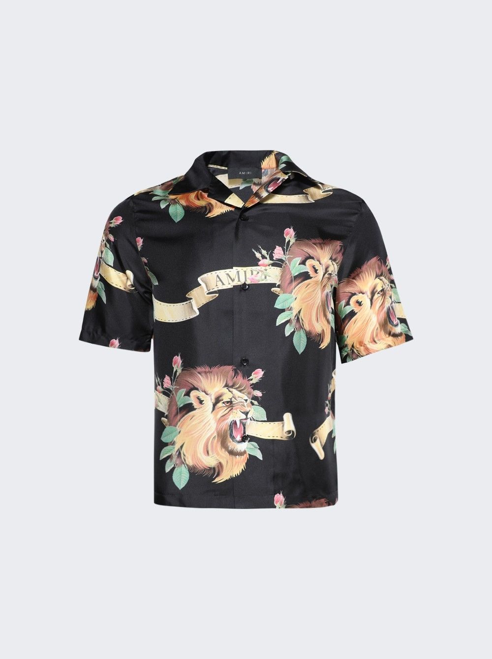 Amiri o1orln1025 Lion Bowling Shirt in Multicolor Size US S / EU 44-46 / 1 - 1 Thumbnail