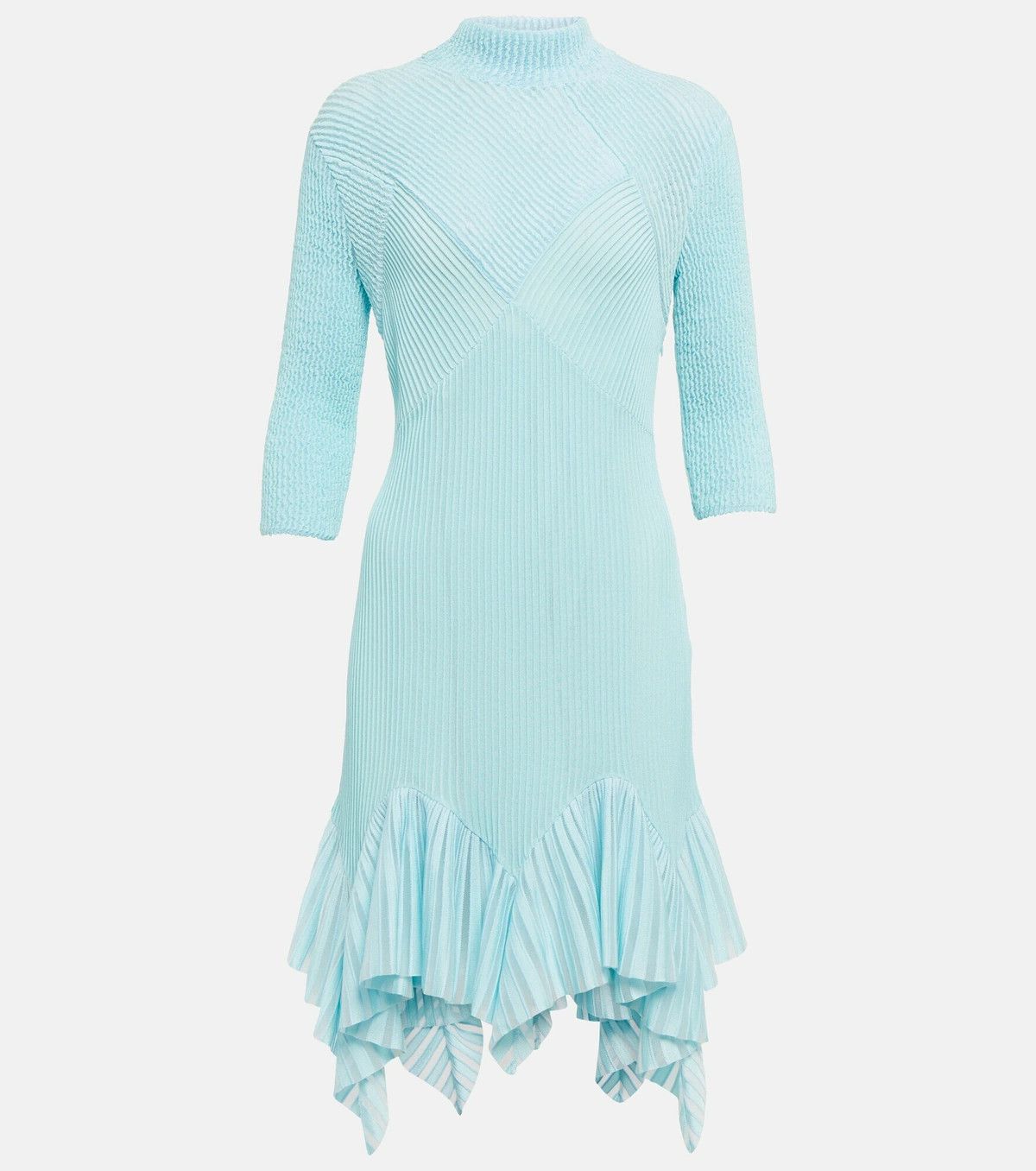 Givenchy o1y0925 Mini Dress in Sky Blue Size S / US 4 / IT 40 - 1 Thumbnail